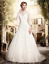 Свадебное платье кружевное рыбка по фигуре To Be Bride PP003