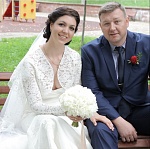 Атласное свадебное платье Julius Bridal