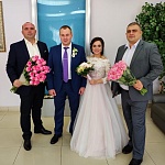Легкое свадебное платье SV026 на моей невесте Марине
