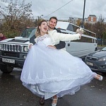 Невеста Юля в пышном свадебное платье Алина 