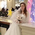 Невеста Юля в свадебное платье Мелоди TM LILEYA
