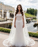 Кружевное свадебное платье рыбка по фигуре Таша