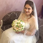 Невеста Тоня в свадебном платье Василиса