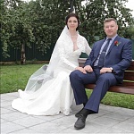 Невеста Виктория в свадебном платьеJulius Bridal 