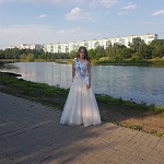Моя юная красавица выпускница 2018 в платье Глория