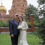 Свадебное платье русалка со шлейфом от Julius Bridal на нашей невесте Виктории