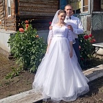 Невеста Дарья в свадебном платье Джуди